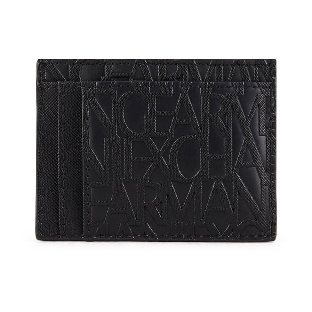 1684 A|X 's Logo Card Case Nero-Black, One Size, Small